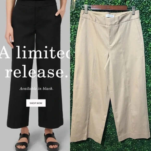 NWOT Everlane The Wide Leg Structure Pant Limited Release in Career Tan - Size 4